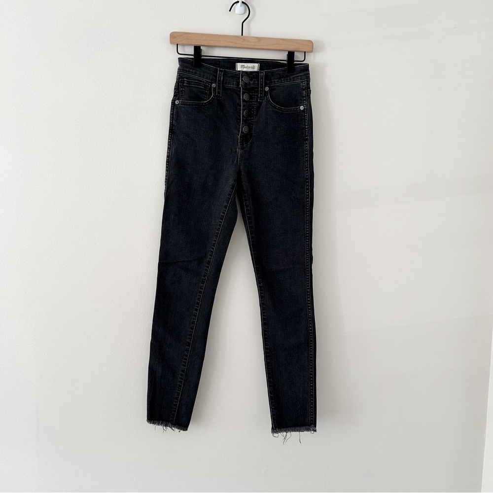 Madewell Black 10-Inch High Waist Skinny Jeans